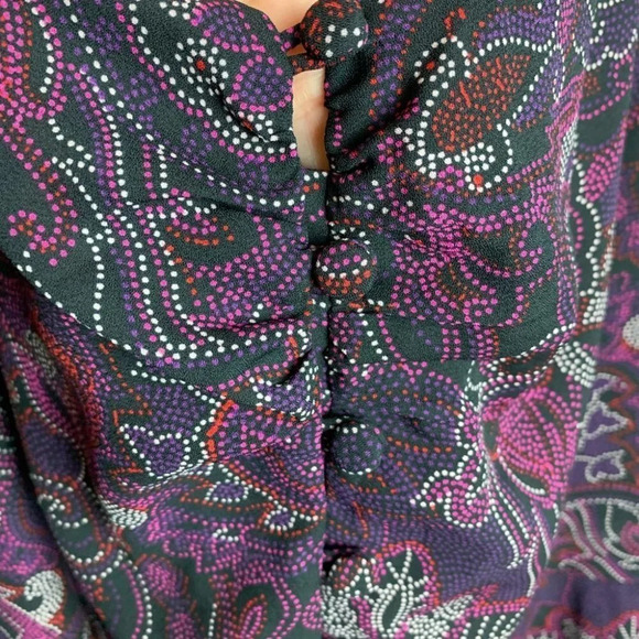 ModCloth Women’s Flirty Button  Front Romantic Blouse Size XL - Picture 4 of 10